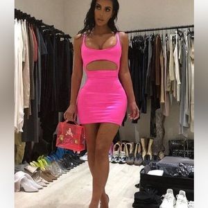 Kim K Replica cutout mini dress